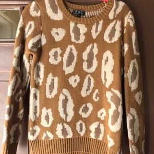 Cheetah print sweater
